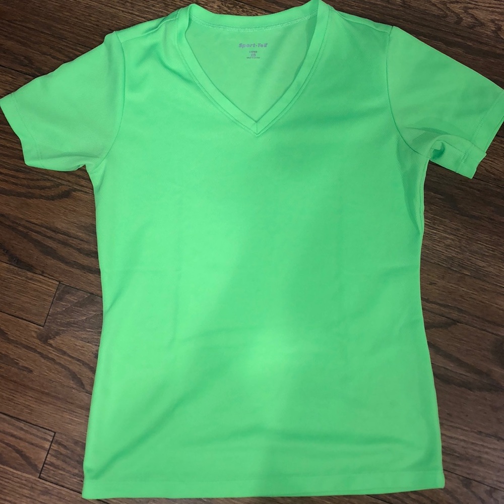 Neon Green “dry-fit” t-shirt
